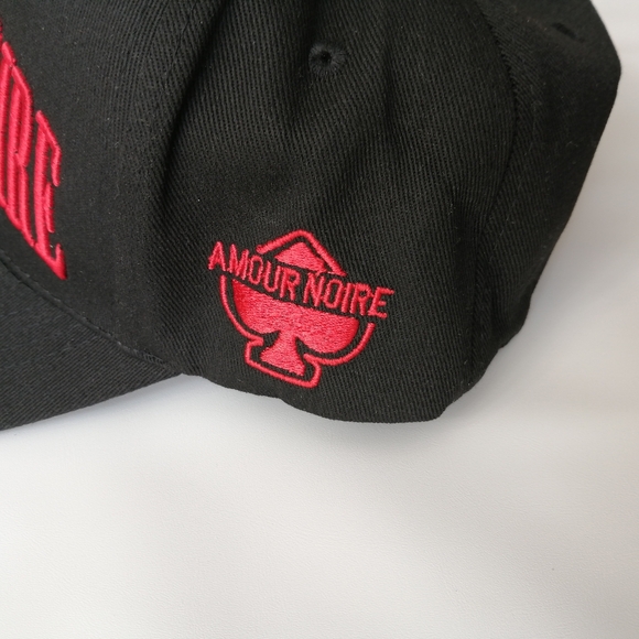 Amour Noire Black Trucker Cap NWOT - Picture 5 of 8
